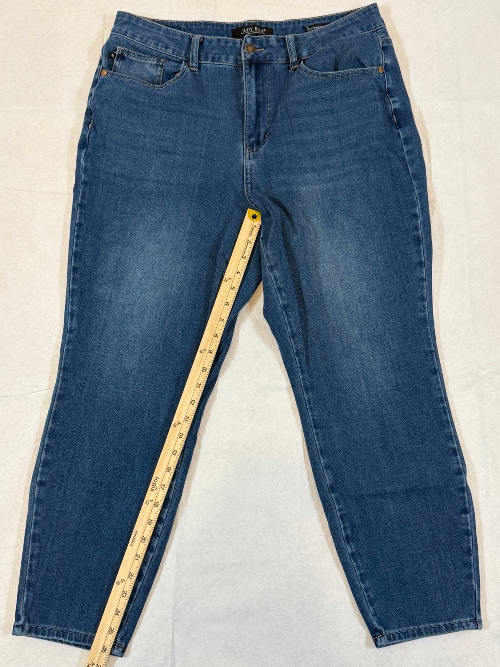 Judy Blue High Rise Boyfriend Jeans Medium Wash JB88207 Size 14W
